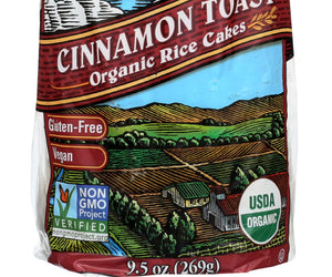 Lundberg: Organic Rice Cakes Cinnamon Toast, 9.5 Oz