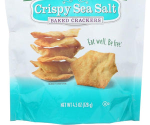 Milton's Craft Bakers: Gluten Free Crispy Sea Salt Baked Crackers, 4.5 Oz - RubertOrganics