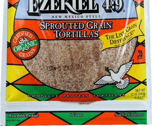 Food For Life: Ezekiel 4:9 Sprouted Grain Tortillas, 12 Oz - RubertOrganics