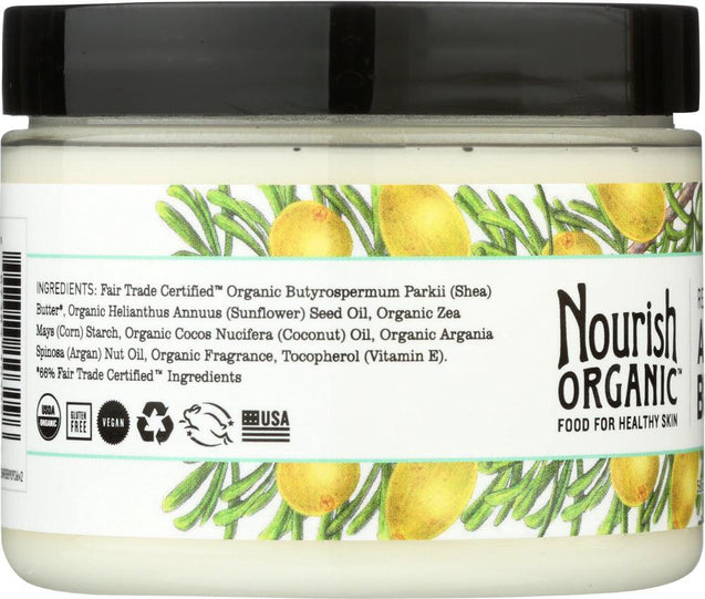 Nourish Organic: Rejuvenating Argan Butter, 5.2 Oz - RubertOrganics