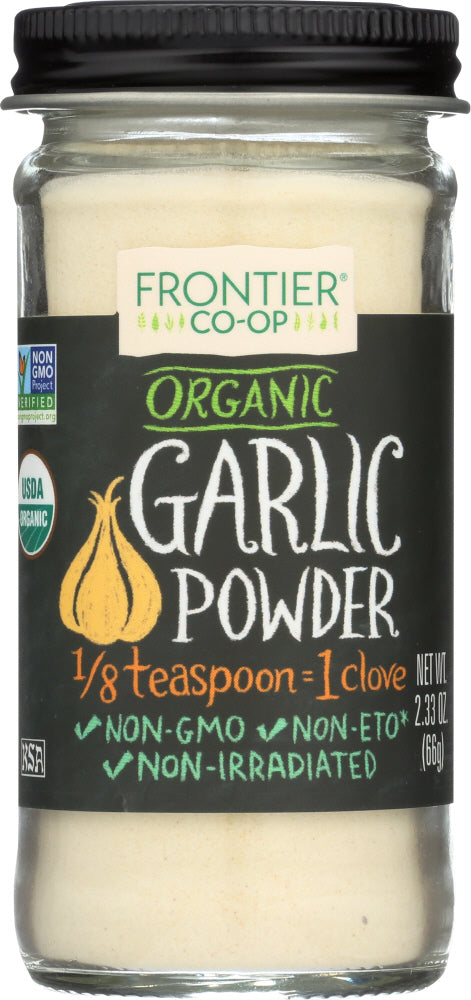 Frontier Natural Products: Organic Garlic Powder, 2.33 Oz