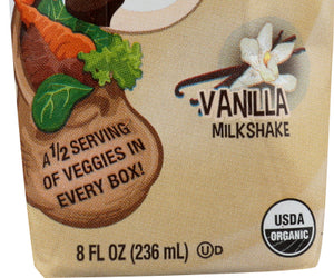 Sneakz: Drink Milk Shake Vanilla Organic, 8 Oz