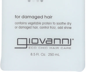 Giovanni Cosmetics: Organic Hair Care Smooth As Silk Conditioner, 8.5 Oz