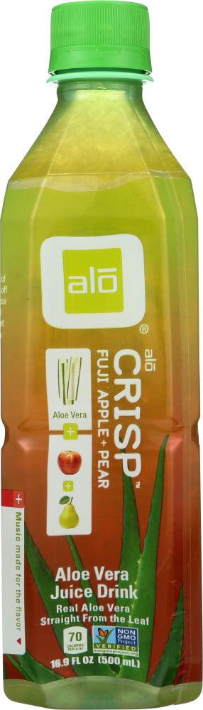 Alo: Crisp Fuji Apple + Pear Juice , 16.9 Oz - RubertOrganics