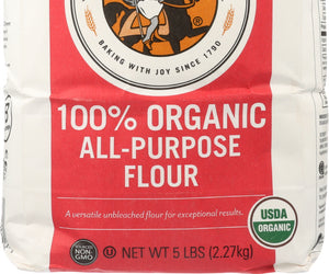 King Arthur Flour: Organic Unbleached All Purpose Flour, 5 Lbs