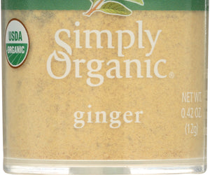 Simply Organic: Mini Ground Ginger, .42 Oz