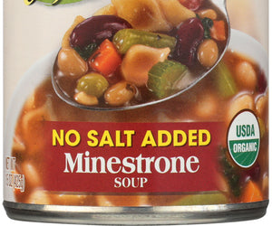 Health Valley: Organic Minestrone Soup No Salt Added, 15 Oz