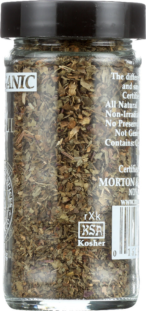 Morton & Bassett: 100% Organic  Basil, .8 Oz