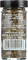 Morton & Bassett: 100% Organic  Basil, .8 Oz