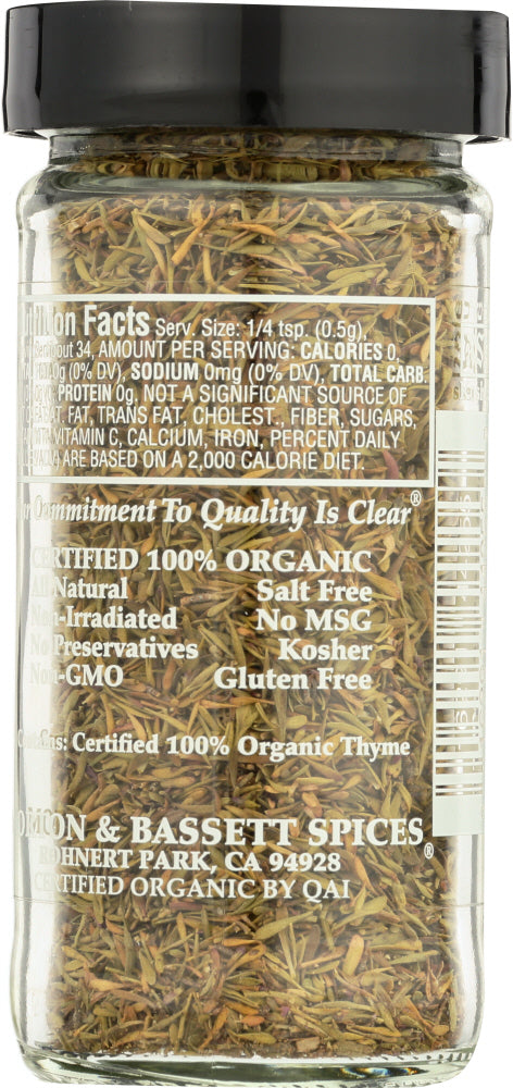 Morton & Bassett: Organic Thyme, .9 Oz