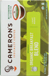 Camerons Coffee: Breakfast Blend Organic Coffee 12 Packets, 4.33 Oz