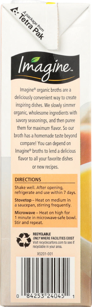 Imagine: Organic No-chicken Broth, 32 Oz