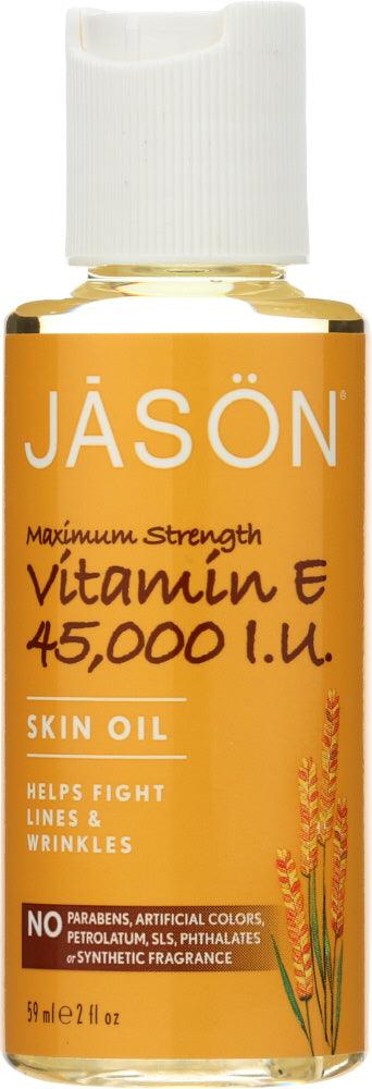 Jason: Vitamin E 45,000 Iu Maximum Strength Oil, 2 Oz - RubertOrganics