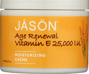 Jason: Age Renewal Vitamin E Moisturizing Creme 25,000 Iu, 4 Oz - RubertOrganics