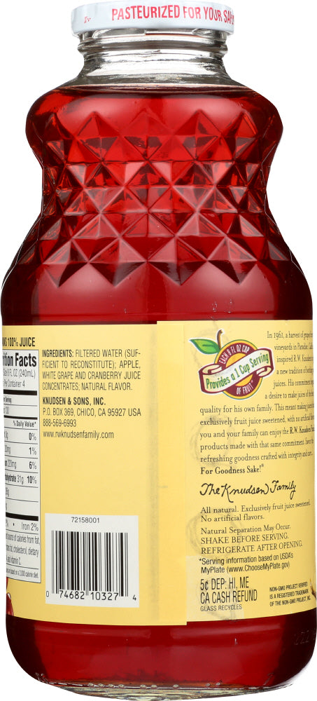 R.w. Knudsen Family: Natural Cranberry Nectar, 32 Oz