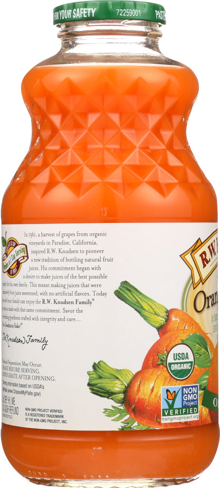 R.w. Knudsen: Organic Orange Carrot Juice, 32 Oz