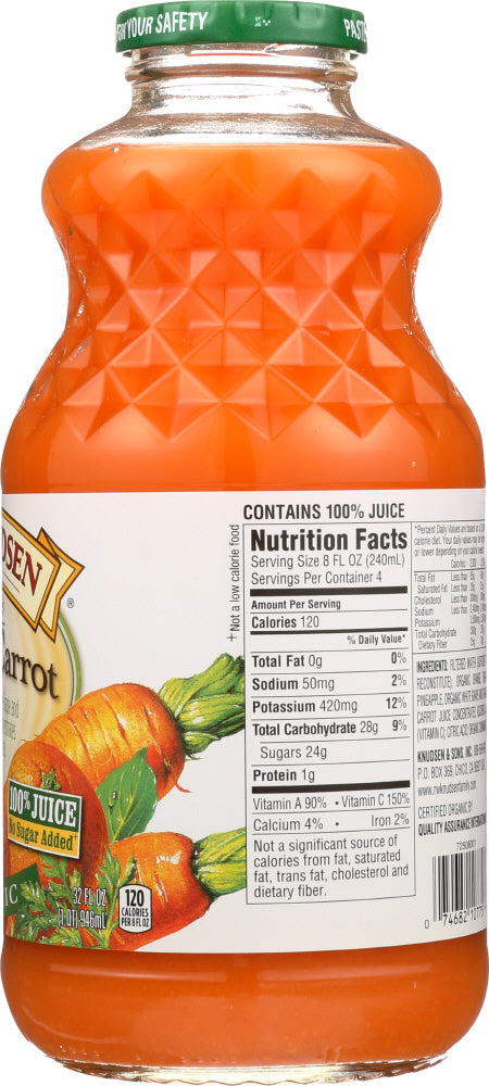 R.w. Knudsen: Organic Orange Carrot Juice, 32 Oz