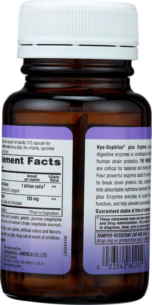 Kyolic: Kyo-dophilus Probiotics Plus Enzyme, 60 Capsules - RubertOrganics