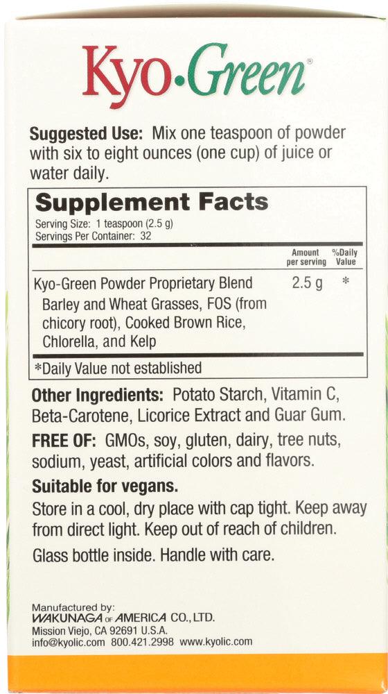 Kyolic: Kyo-green Powdered Drink Mix Energy, 2.8 Oz - RubertOrganics