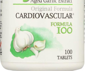 Kyolic: Aged Garlic Extract Cardiovascular Formula 100, 100 Tablets - RubertOrganics