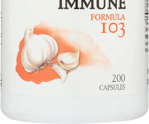 Kyolic: Aged Garlic Extract Immune Formula 103, 200 Capsules - RubertOrganics
