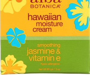 Alba Botanica: Hawaiian Moisture Cream Jasmine & Vitamin E, 3 Oz - RubertOrganics