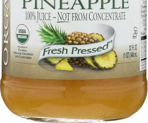 Lakewood Organic: 100% Pure Pineapple Juice, 32 Oz - RubertOrganics