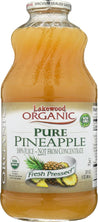 Lakewood Organic: 100% Pure Pineapple Juice, 32 Oz - RubertOrganics