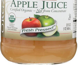 Lakewood Organic: Pure Unfiltered Apple Juice, 32 Oz - RubertOrganics