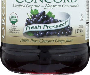 Lakewood Organic: Pure Concord Grape Juice, 32 Oz - RubertOrganics