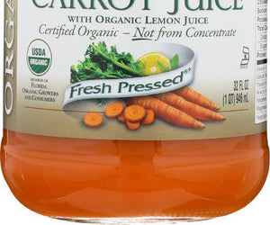 Lakewood Organic: Pure Carrot Juice, 32 Oz - RubertOrganics
