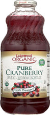 Lakewood Organic: Pure Cranberry Juice, 32 Oz - RubertOrganics