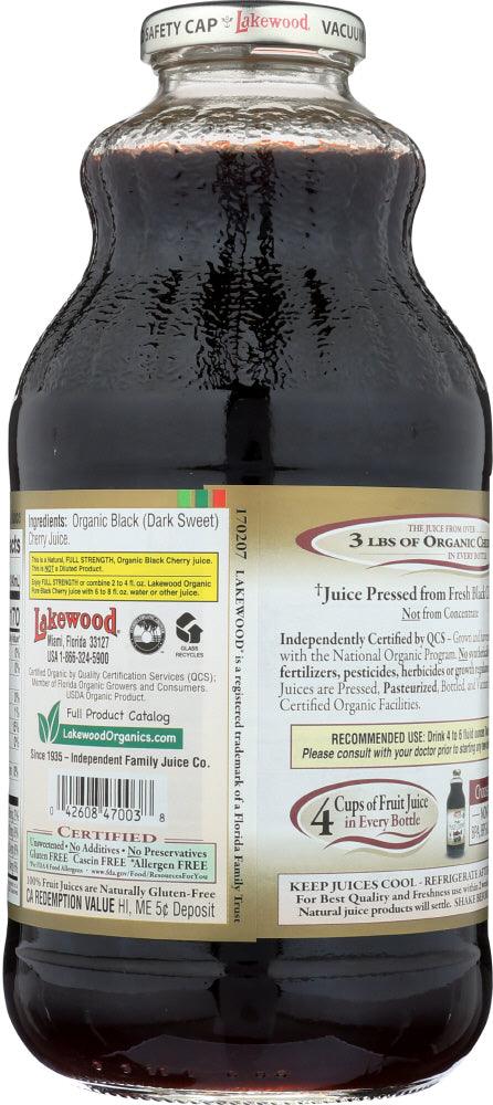 Lakewood: Organic Pure Black Cherry Juice, 32 Oz - RubertOrganics