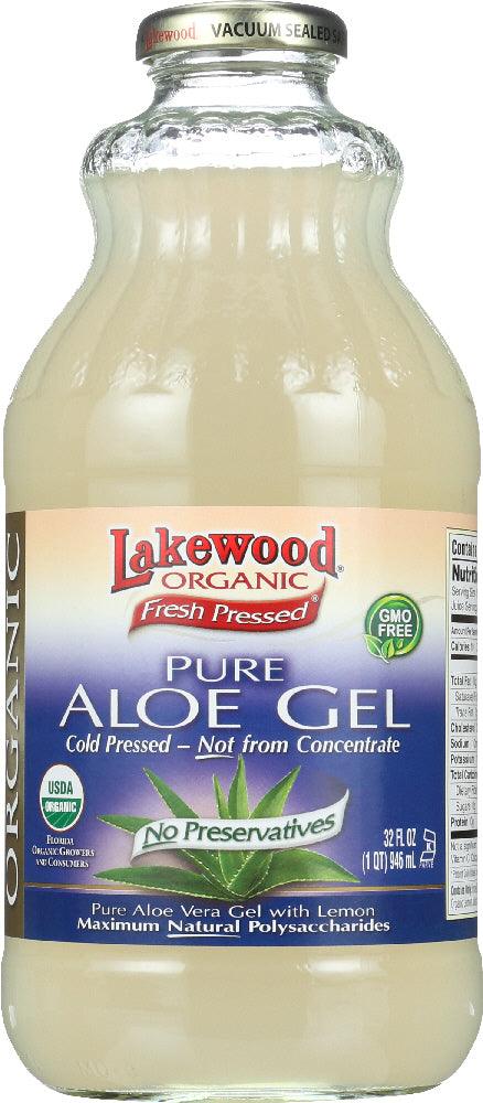 Lakewood: Organic Pure Aloe Gel, 32 Oz - RubertOrganics