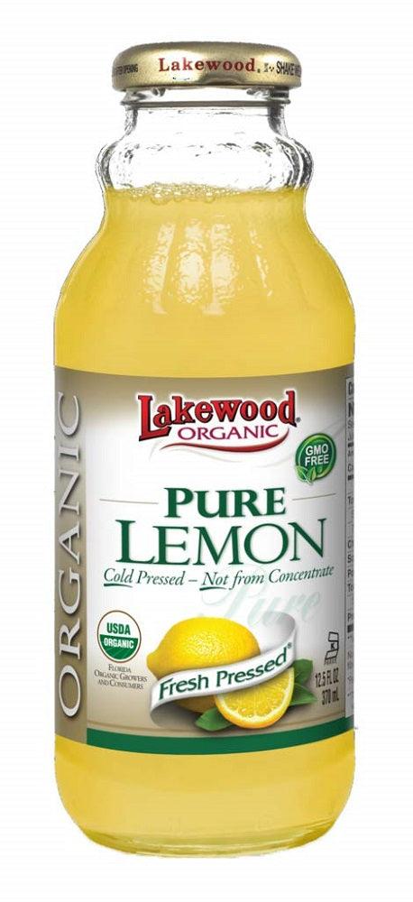 Lakewood: Organic Pure Juice Lemon, 12.5 Oz - RubertOrganics