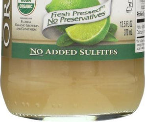 Lakewood: Organic Pure Juice Lime, 12.5 Oz - RubertOrganics