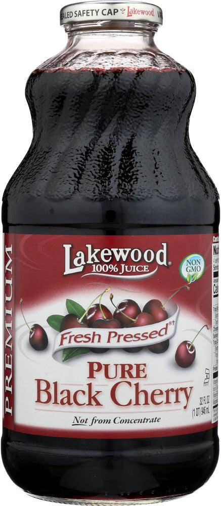 Lakewood: Juice Premium Pure Black Cherry, 32 Oz - RubertOrganics