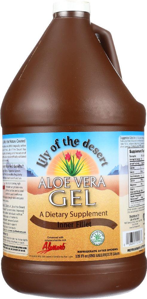 Lily Of The Desert: Aloe Vera Gel Inner Fillet, 128 Oz - RubertOrganics