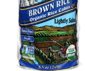 Lundberg: Organic Brown Rice Cakes Lightly Salted, 8.5 Oz