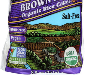 Lundberg: Brown Rice Organic Rice Cakes Salt Free, 8.5 Oz