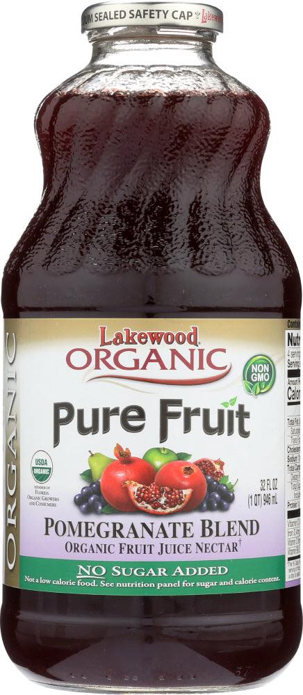 Lakewood: Organic Pure Fruit Pomegranate Juice Blend, 32 Oz - RubertOrganics