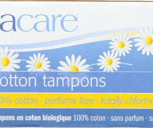 Natracare: Organic Cotton Tampons Regular Without Applicator, 20 Tampons - RubertOrganics