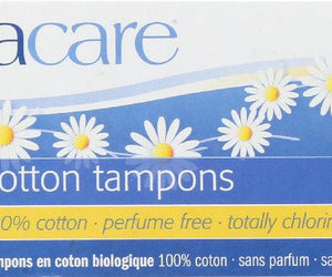 Natracare: Organic Cotton Tampons Super Without Applicator, 20 Tampons - RubertOrganics