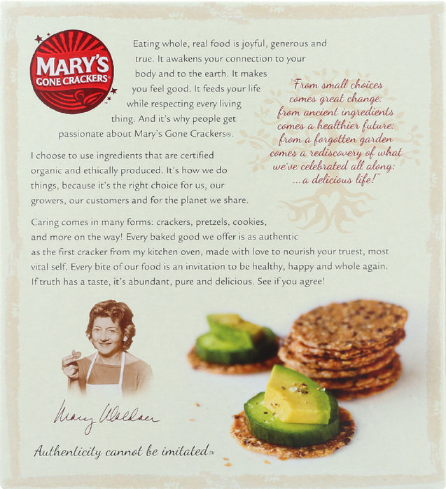 Mary's Gone Crackers: Organic Gluten Free Hot N' Spicy Jalapeno Crackers, 5.5 Oz