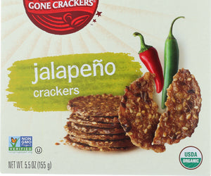 Mary's Gone Crackers: Organic Gluten Free Hot N' Spicy Jalapeno Crackers, 5.5 Oz