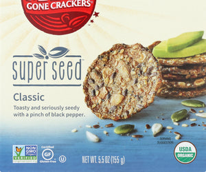 Mary's Gone Crackers: Organic Gluten Free Super Seed Crackers, 5.5 Oz