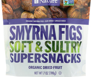 Made In Nature: Organic Smyrna Figs Soft & Sultry Supersnacks, 7 Oz