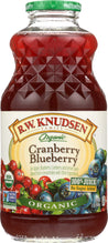 R.w. Knudsen: Organic Cranberry Blueberry Juice, 32 Oz