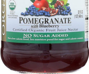 Lakewood Organic: Pure Fruit Pomegranate With Blueberry Juice, 32 Oz - RubertOrganics