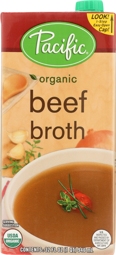 Pacific Foods: Organic Broth Beef, 32 Oz